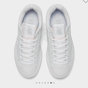New Balance CT302 Platform Sneakers in Triple White